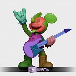Super Basic STL Mickey Mouse Metal Vibes Multipart