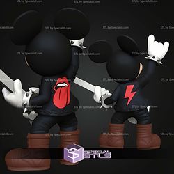 Super Basic STL Mickey Mouse Metal Vibes Multipart