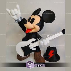 Super Basic STL Mickey Mouse Metal Vibes Multipart