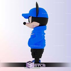 Super Basic STL Mickey Mouse Urban Vibes Multipart V2