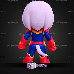 Super Basic STL No AMS Amy Rose Captain Marvel