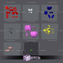 Super Basic STL No AMS Amy Rose Captain Marvel