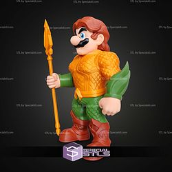 Super Basic STL No AMS Aquario Aquaman Mario
