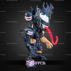 Super Basic STL No AMS Venomized Baby Groot