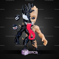 Super Basic STL No AMS Venomized Baby Groot