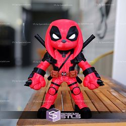 Super Basic STL No AMS Knuckpool Knuckles Deadpool
