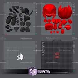 Super Basic STL No AMS Knuckpool Knuckles Deadpool