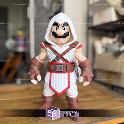 Super Basic STL No AMS Mario Assassin Creed