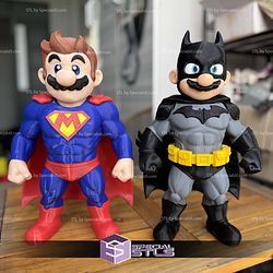 Super Basic STL No AMS Mario Super Man