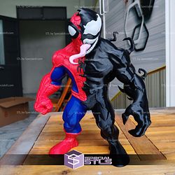 Super Basic STL No AMS Venomized Spiderman