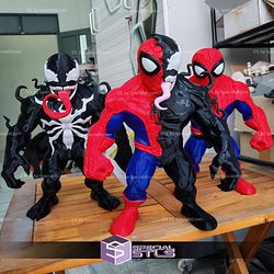 Super Basic STL No AMS Venomized Spiderman