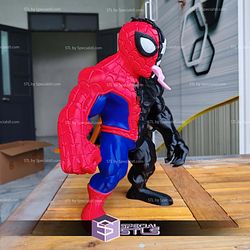 Super Basic STL No AMS Venomized Spiderman