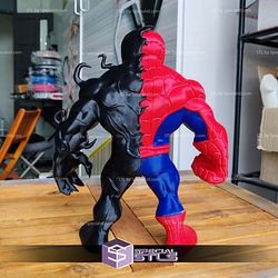 Super Basic STL No AMS Venomized Spiderman