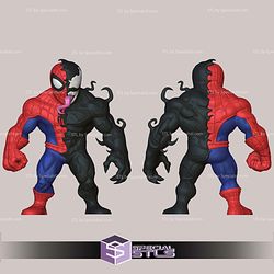 Super Basic STL No AMS Venomized Spiderman