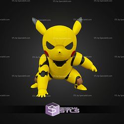 Super Basic STL Pikachu Mecha
