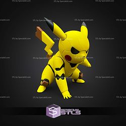 Super Basic STL Pikachu Mecha