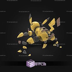 Super Basic STL Pikachu Mecha