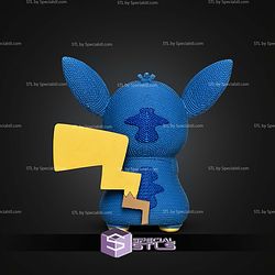 Super Basic STL Pikachu Stich knitted Multipart