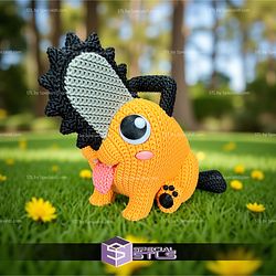 Super Basic STL Pochita Knitted