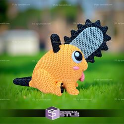 Super Basic STL Pochita Knitted