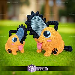 Super Basic STL Pochita Knitted