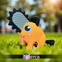 Super Basic STL Pochita Knitted