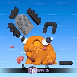 Super Basic STL Pochita Knitted