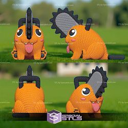 Super Basic STL Pochita Knitted