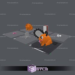 Super Basic STL Pochita Knitted