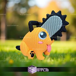 Super Basic STL Pochita Knitted