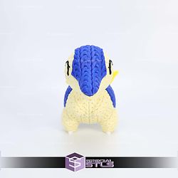 Super Basic STL Pokemon Cyndaquil Knitted Multipart