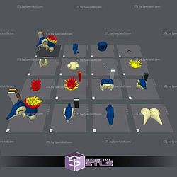 Super Basic STL Pokemon Cyndaquil Knitted Multipart