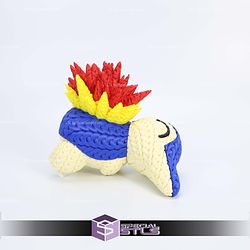 Super Basic STL Pokemon Cyndaquil Knitted Multipart
