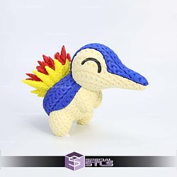 Super Basic STL Pokemon Cyndaquil Knitted Multipart