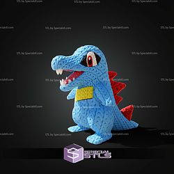 Super Basic STL Pokemon Totodile Knitted