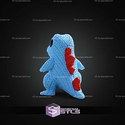 Super Basic STL Pokemon Totodile Knitted