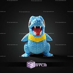 Super Basic STL Pokemon Totodile Knitted