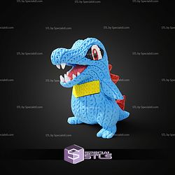 Super Basic STL Pokemon Totodile Knitted
