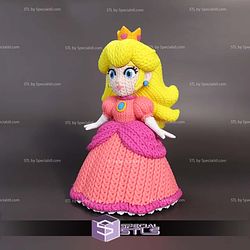Super Basic STL Princess Peach Knitted