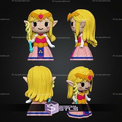 Super Basic STL Princess Zelda Knitted