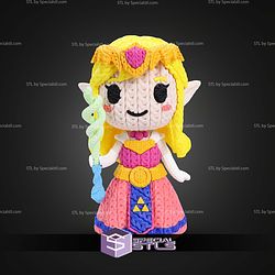 Super Basic STL Princess Zelda Knitted