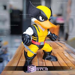 Super Basic STL Quackverine Donald Wolverine
