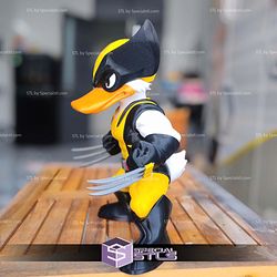Super Basic STL Quackverine Donald Wolverine
