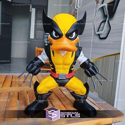 Super Basic STL Quackverine Donald Wolverine