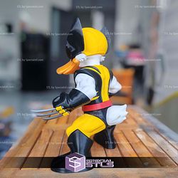 Super Basic STL Quackverine Donald Wolverine