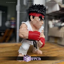 Super Basic STL Ryu Street Fighter Multipart