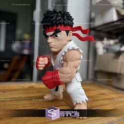 Super Basic STL Ryu Street Fighter Multipart
