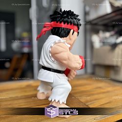 Super Basic STL Ryu Street Fighter Multipart