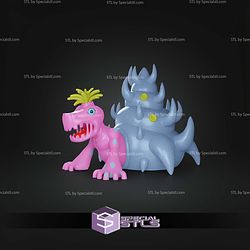 Super Basic STL Shellmon Digimon