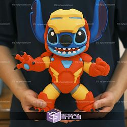 Super Basic STL Stich Ironman Multipart